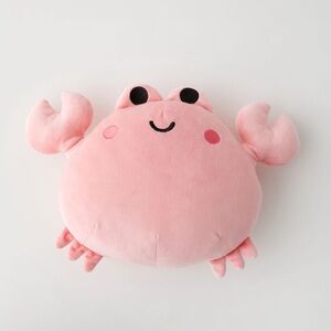 Smoko Pink Crab Toasty Heatable Pouch Body Plush Plushie